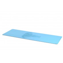 Коврик для йоги INEX PU Yoga Mat laser pattern, синий